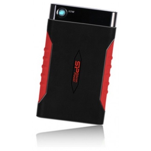 Внешний накопитель HDD 1000 Gb USB 3.0 Silicon Power 2.5" черно-красный (SP010TBPHDA15S3L)
