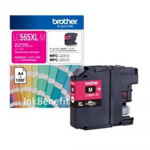 Картридж LC565XLM Brother MFC-J2510 magenta 1200 стр