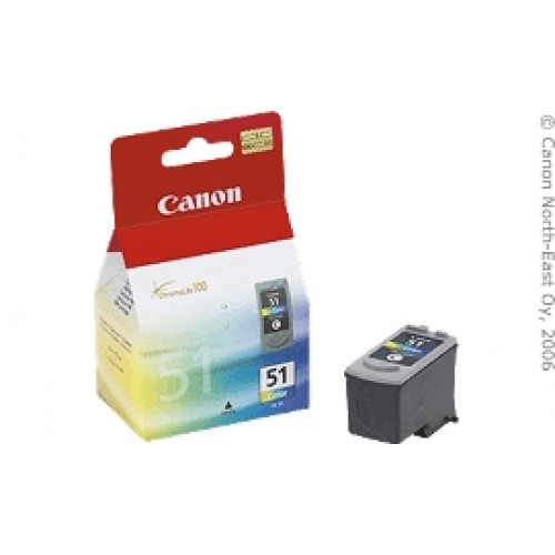 Картридж-чернильница CL-51 Canon Pixma iP2200/6210D/6220D/MP160/180/460 Color (0618B001)
