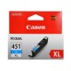 Картридж-чернильница CLI-451XLC Canon Pixma iP7240/MG6340/MG5440 Cyan (6473B001)