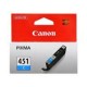 Картридж-чернильница CLI-451C Canon Pixma iP7270/MG5440/6340 Cyan (6524B001)