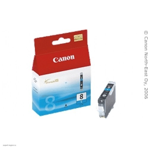 Картридж Canon CLI-8C для Pixma iP3300/3500/4200/4300/4500/5200/5300/6600D Cyan