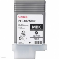 Картридж-чернильница PFI-102MBK Canon Pixma iPF500/iPF600/iPF610/iPF700/iPF710 Matte Black 130 мл