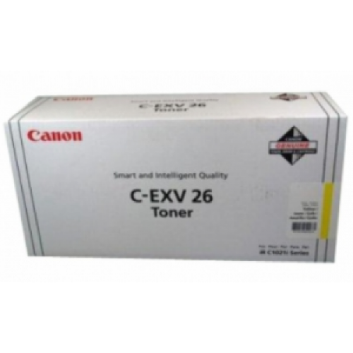 Тонер Canon iRC1021/1028 (Оригинал C-EXV26) Yellow (1657B006)