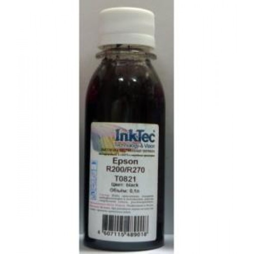 Чернила Epson R270, E0010 (InkTec) T0821, Black, 0,1л