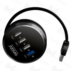 Концентратор USB 2.0/3.0 HUB Ginzzu GR-314UB