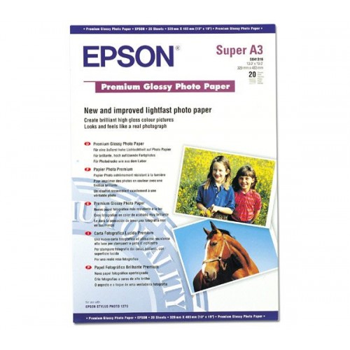 Бумага Epson А3+, Premium Glossy Photo, 255 г/м2 20л (C13S041316)