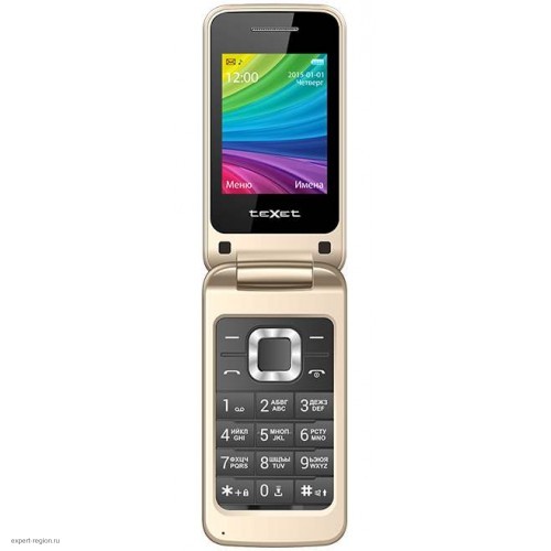 Мобильный телефон Texet TM-204 2,4" gold 