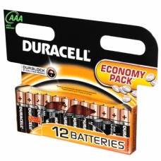 Батарейки алкалиновые Duracell BASIC LR03-12BL (AAA)