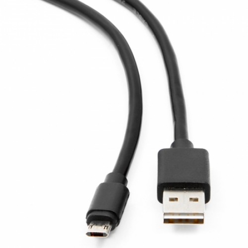 Кабель USB 2.0 Am-microBm 5P  1.8м Gembird, двусторонние разъемы (CC-mUSBDS-6)