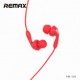 Наушники Remax RM-505 Candy (red) проводные