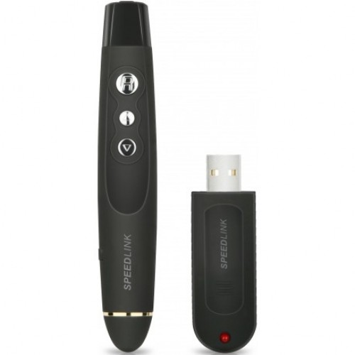 Презентер Speedlink ACUTE Presenter, Wireless, USB, черный (SL-6198-RRBK)
