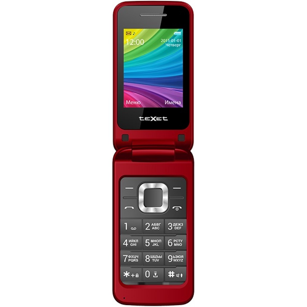 Мобильный телефон TEXET TM-204 (красный)