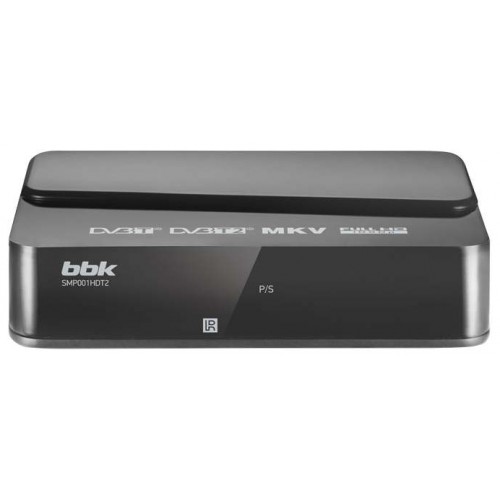 Цифровой эфирный ресивер BBK SMP001HDT2 DVB-T2, черный
