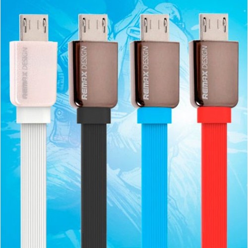 Кабель USB - micro USB Remax King Kong для HTC/Samsung (100см) (sky blue) Item 5-020
