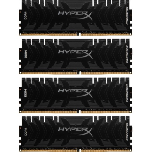 Комплект модулей DIMM DDR4 SDRAM 4*16384Мb Kingston HyperX Predator
