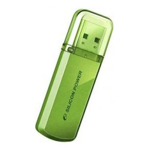 Накопитель USB 2.0 Flash Drive 4Gb Silicon Power Helios 101 Green (SP004GBUF2101V1N)