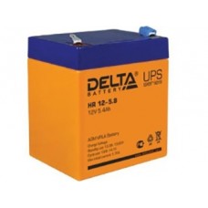 Аккумулятор DELTA HR 12-5.8 12V 5.8Ah (90x70x107мм/1.95кг)