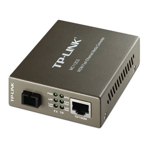 Медиаконвертер TP-Link MC112CS 10/100 Мбит/с RJ45 - 100 Мбит/с разъём SC