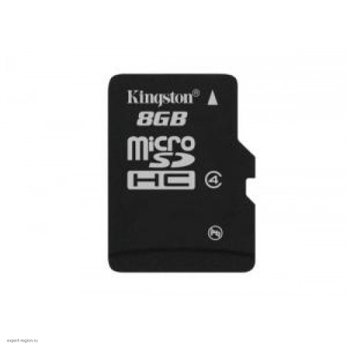 Карта памяти microSD Card 8Gb Kingston Class4 HC (SDC4/8GBSP)