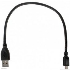 Кабель USB 2.0 Am-miniBm 5P  0.3м Gembird Pro, позол.конт. черный (CCP-USB2-AM5P-1)