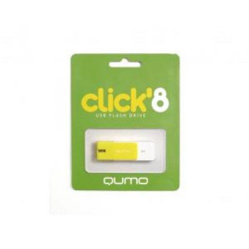 Накопитель USB 2.0 Flash Drive 8Gb Qumo Click Lemon (QM8GUD-CLK-Lemon)