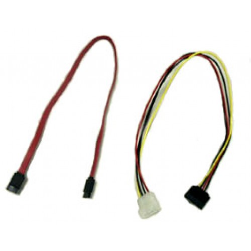 Комплект SATA интерфейсный (48см) и силовой (15см) кабели (CC-SATA)