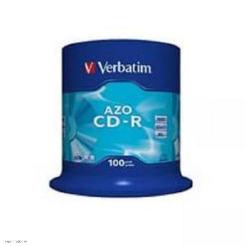 Диск CD-R Verbatim DL+ 700Mb 52x,  100шт., Cake Box (43430)