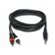 Кабель аудио Gembird джек3.5/2xRCA, 15.0м (CCA-458-15M)