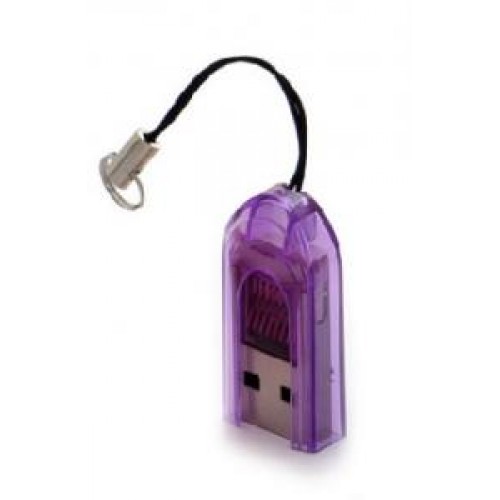 Устройство чтения/записи Smartbuy MicroSD, фиолетовый (SBR-710-F)