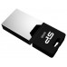 Накопитель USB 2.0 Flash Drive 32Gb Silicon PowerMobile X20 OTG Silver (SP032GBUF2X20V1K)
