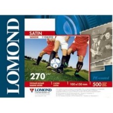 Бумага Lomond для фотопечати A6/270г/м2/500 листов, белый атласное (1106202)