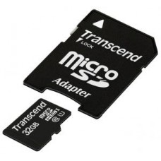 Карта памяти microSD Card32Gb Transcend SDHC Class 10 (TS32GUSDU1)