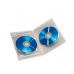 Коробка для 2 DVD, 5 шт., пластик прозрачный/черный, Hama H-83894 Jewel Case