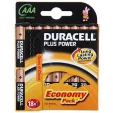 Батарейки щелочные Duracell Basic (MN2400) LRO3 BL-18 (ААА)