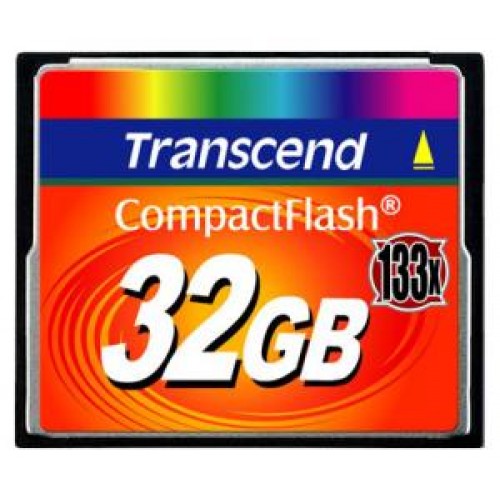Карта памяти Compact Flash 32Gb Transcend 133x (TS32GCF133)
