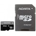 Карта памяти microSD Card64Gb A-Data microSDXC Premier Class 10 UHS-I + SD Adapter  (AUSDX64GUICL10-RA1)