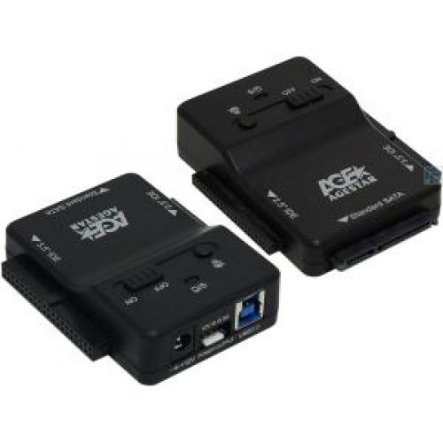 Переходник AgeStar 3FBCP1 USB3.0 2.5" SSD + 2.5"/3.5"IDE+2.5"/3.5"SATA