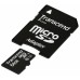 Карта памяти microSD Card64Gb Transcend SDXC Class 10 + адаптер (TS64GUSDU1)