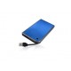 Контейнер внешний  AgeStar 3UB2A14 USB 3.0-SATA пластик/алюминий синий
