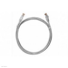Патч-корд NETLAN UTP 4 пары, Кат.5, 2хRJ45/8P8C,PVC,Molded,T568B,серый, 0,5м
