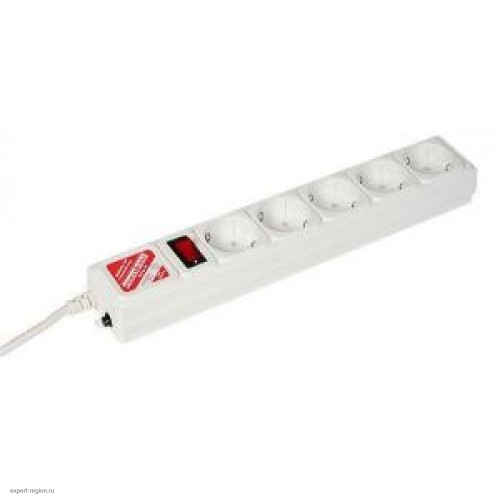 Фильтр сетевой PowerCube SPG-B-15-WHITE 5.0 м 5 розеток (white) 10А/2,2кВт