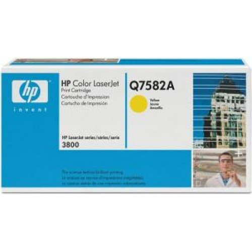 Картридж Q7582A  HP Color LJ 3800/CP3505 Yellow