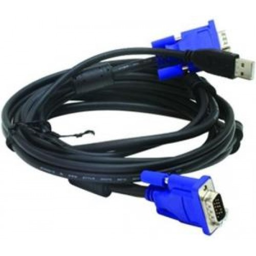 Кабель USB+VGA для KVM переключателей D-Link DKVM-CU (1.8м)