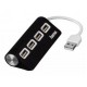 Концентратор USB 2.0 HUB Hama TopSide(12177) портов:4 черный