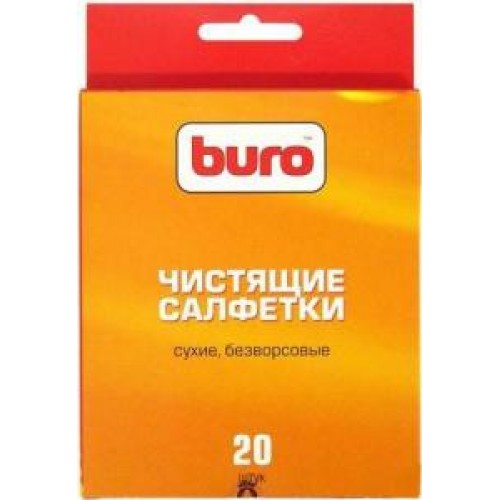 Салфетки чистящие сухие безворсовые BURO BU-Udry