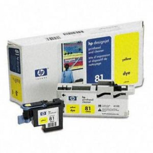 Головка C4953A (№81) HP DesignJet 5000 Yellow + Printhead Cleaner 