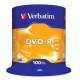 Диск DVD-R Verbatim 4,7Gb 16x, 100шт, Cake Box (43549)
