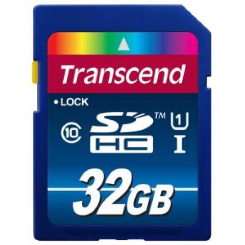 Карта памяти SecureDigital Card 32Gb Transcend 