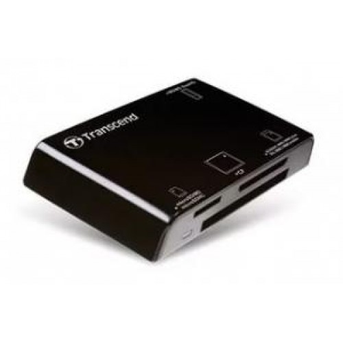 Устройство чтения/записи All in 1 Transcend TS-RDP8K CF/MMC/SDHC/microSDHC/MS/M2, USB 2.0, черный ext